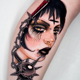 Gothic Traditional Tattoo Ideas